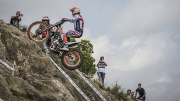 Toni Bou con la Montesa Honda.