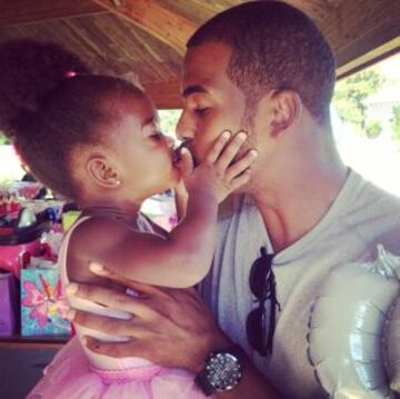 Chris Paul (Clippers), con su hija.