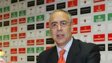 <b>FELIZ CON LA TRAYECTORIA DEL EQUIPO. </b>Juan Antonio Samper disfruta con el presente del equipo.