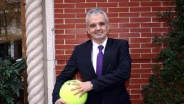 José Luis Escañuela, presidente de la Federación Española de Tenis.