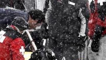 <b>OPTIMISTA.</b> María José Rienda: "Está lesión no es tan grave como la que tuve en la rodilla derecha"