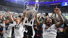 Foto de portada de &quot;Una Champions m&aacute;gica&quot;, el libro de AS que conmemora la decimocuarta Copa de Europa del Real Madrid. 