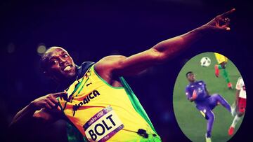 Usain Bolt for Oscarine Masuluke to win FIFA Puskas Award