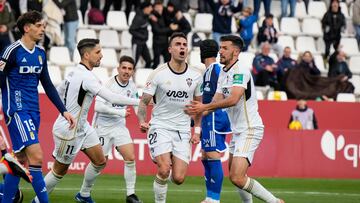 Carlos Isaac: otro jugador que marca gol en el Albacete