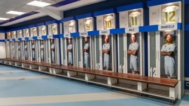 El Madrid subasta los antiguos vestuarios del Santiago Bernabéu