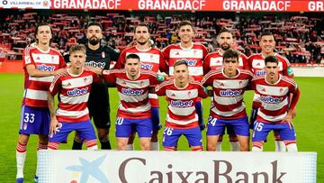 Once del Granada ante el Villarreal.