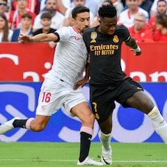 Navas aún no había ganado el Mundial en la última victoria del Sevilla en el Bernabéu...
