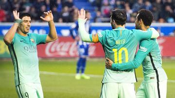 Resumen y goles del Alavés-Barcelona de la jornada 22