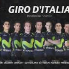 Movistar da la preselección del Giro con Valverde como líder