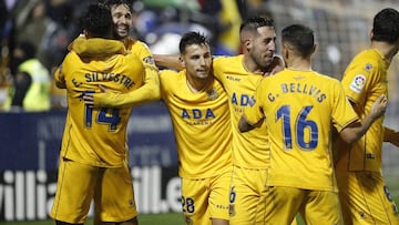 Jugadores del Alcorc&oacute;n.