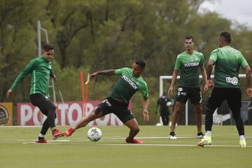 Atlético Nacional entrenó pensando en la segunda jornada de los cuadrangulares de la Liga BetPlay ante Deportivo Pereira.