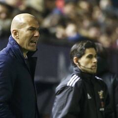Zidane: "No se ha visto para nada la diferencia entre el líder y el colista"