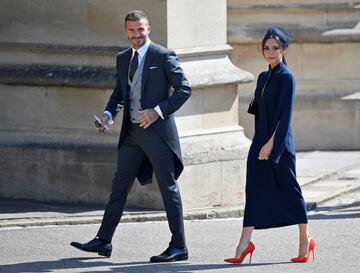 David Beckham y Victoria Beckham.