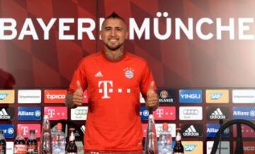 Arturo Vidal concretó este 2015 su arribo hasta Bayern Munich. Llega proveniente de Juventus por 36 millones de euros.