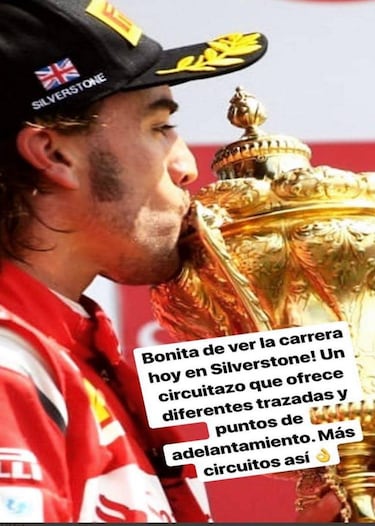 Alonso recuerda su triunfo en Silverstone 2011 con Ferrari...