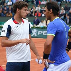 Nadal consoló a Carreño tras su lesión: "¡Lo siento Pablo, tío!"