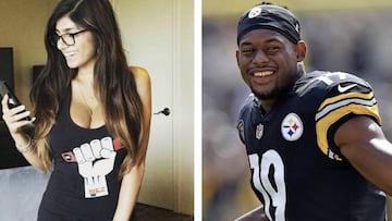 Futbolista de los Steelers a Mia Khalifa: &quot;No voy a caer, soy joven pero no est&uacute;pido&quot;. Foto: Instagram