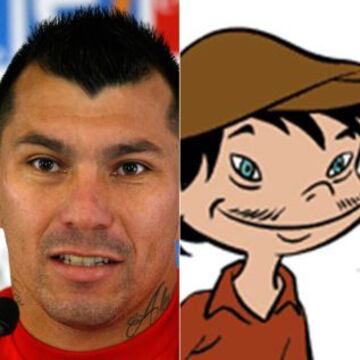 Gary Medel es el alma de la selección chilena y algo tiene de Comegato, famoso personaje del comic chileno Condorito.