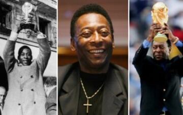 The 'King' Pele is considered by many to be the greatest footballer ever.