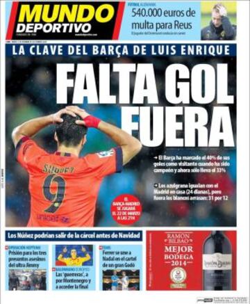 Portadas de la prensa deportiva