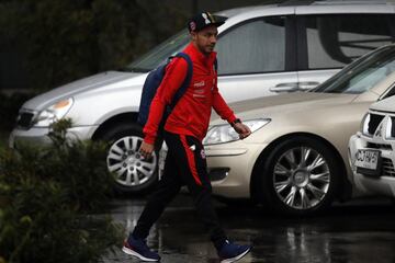 La llegada de la Roja tras el subcampeonato en Rusia