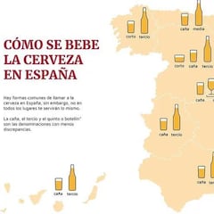 El mapa de cómo se pide la cerveza en España por comunidades