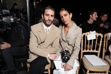 Hiba Abouk, actriz española, junto a Pelayo Díaz, estilista, bloguero, diseñador de moda y colaborador de televisión español.