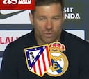 Xabi Alonso da la cara en rueda de prensa tras la manita recibida por el Atlético de Madrid en El Derbi