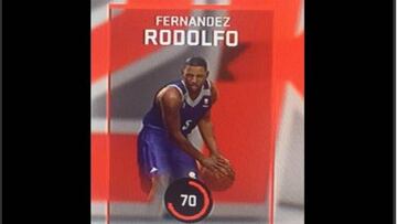 Así encarna el NBA2K17 a Rudy Fernández.