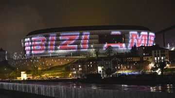 El Athletic, solidario.