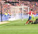 Polémica en el penalti que significó la victoria del Atleti