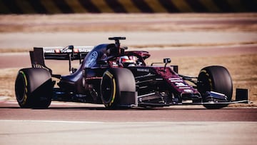 El Alfa Romeo del Mundial de F1 2019, con Kimi Raikkonen al volante, en Fiorano.