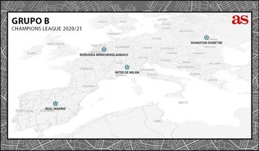 ?Cu¨¢ntos kil¨®metros recorrer¨¢n los clubes en la Fase de Grupos de la Champions?