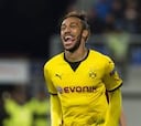 Aubameyang brilla en la victoria del Dortmund con un hat-trick
