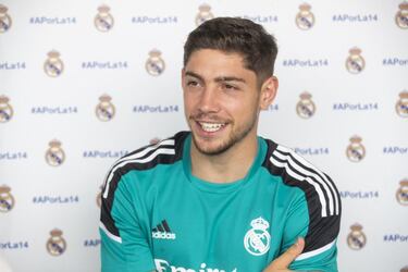 "Mi meta es ser un referente, en el Real Madrid y en Uruguay"