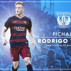 El Leganés ficha al central del Barcelona B Rodrigo Tarín