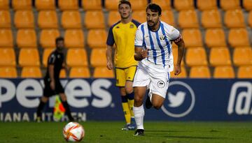 Juan Muñoz, durante la pretemporada ante el Alcorcón, uno de sus ex equipos.