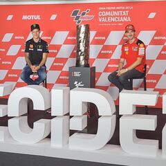 Flores entre Bagnaia y Quartararo antes de la última batalla