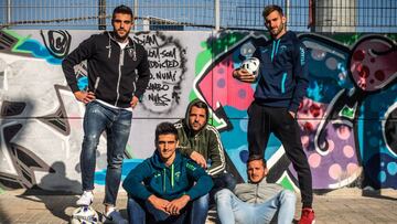 David L&oacute;pez, Gerard Moreno, V&iacute;ctor S&aacute;nchez, Pablo Piatti y Leo Baptistao.