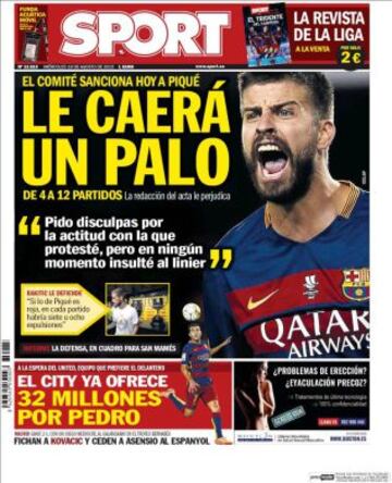 Portadas de la prensa deportiva