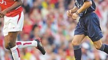 <b>¿JUNTOS ESTE AÑO? </b>La imagen de Vieira y Beckham defendiendo la misma camiseta puede ser un hecho esta misma temporada.