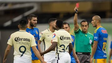 El cuadro azulcrema considera que la tarjeta roja que recibi&oacute; el futbolista ecuatoriano ante Tigres, fue totalmente err&oacute;nea.