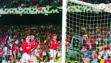 Soslkjaer marcó el segundo gol del Manchester United contra el Bayern Munich en la final de Champions.