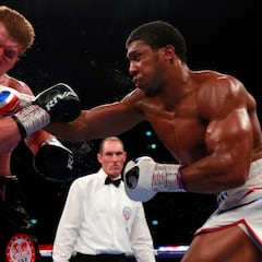 Joshua sacó su fusil: noqueó a Povetkin y retó a Wilder