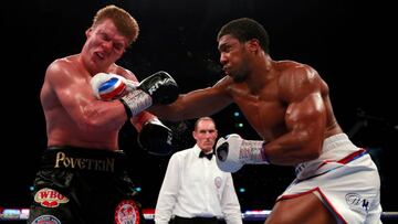 Joshua sacó su fusil: noqueó a Povetkin y retó a Wilder