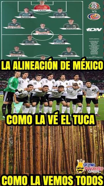 Los memes disfrutaron la victoria de México ante Costa Rica