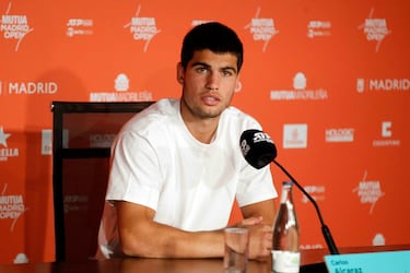 Alcaraz: “Me arrepiento de haber lanzado la raqueta”