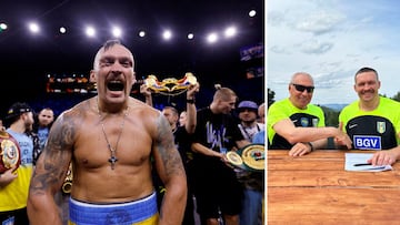 El boxeador Usyk jugará también al fútbol