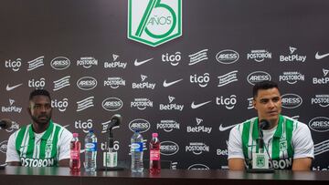 Álvaro Angulo y Giovanni Moreno se suman a Atlético Nacional para 2022.