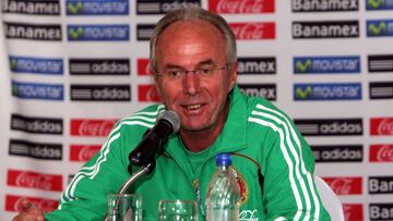 La etapa de Sven Göran Eriksson con la Selección Mexicana